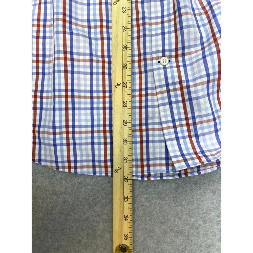 Banana Republic Shirt Mens XL Plaid Button Up Long Sleeve Preppy Business Casual